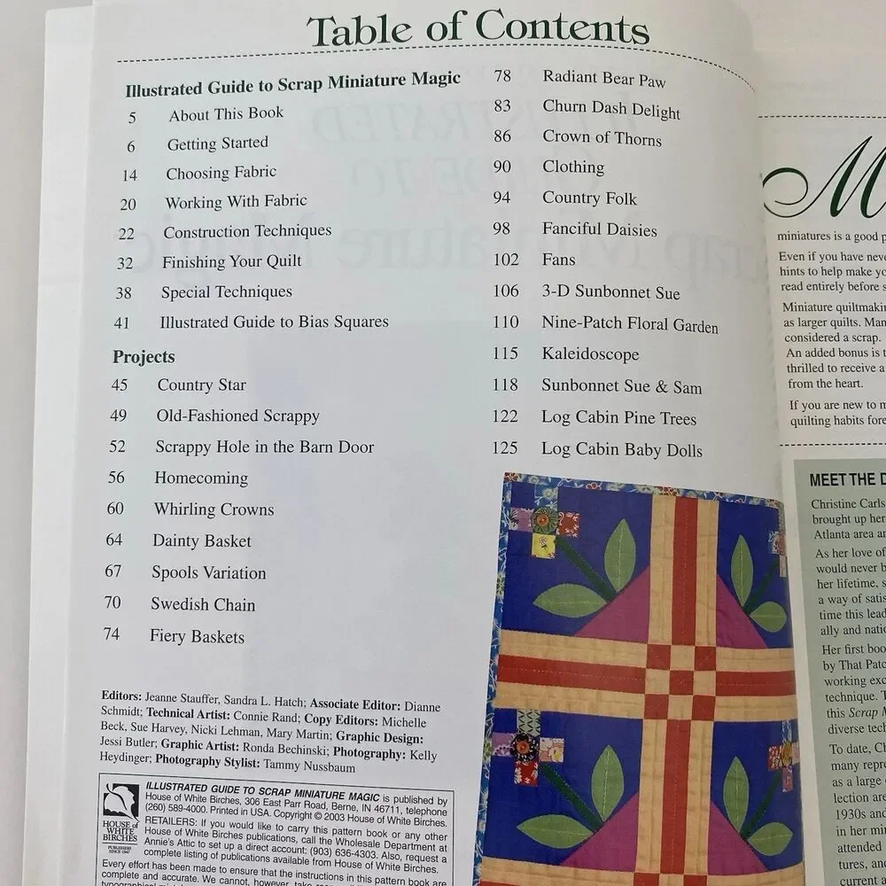 Illustrated Guide To Scrap Miniature Magic Master Quilters Workshop